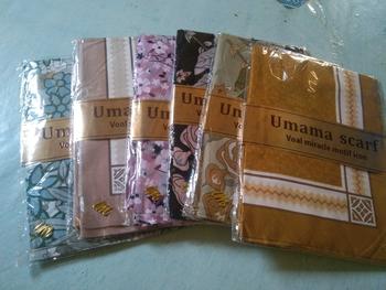 Product Review of PAKET USAHA HIJAB SEGI EMPAT UMAMA MOTIF 100 RIBU 6 PCS Logo Metal Voal Square Gold Muslim Kerudung Mewah Lembut Nyaman Cantik from Y**i ** L**a 0