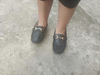 Product Review of ( T.ang 10c khẩu trang)  Giày Lười Da Mềm Dành Cho Bé Trai từ 1-9 tuổi Màu Nâu, Đen Kem from T**g k**e ** 0