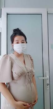 Product Review of T-Mie | Đầm Bầu Lụa Tô Châu Dáng Dài Sang Trọng Đi Tiệc, MD5094 Nữ Nhung phi from B** T**_ T**u T** 0