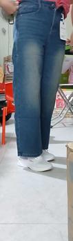 Product Review of ( NẤM LÙN 38 - 69 KG )QUẦN JEAN SUÔNG NỮ LƯNG CAO WASH THỜI TRANG,CHẤT JEAN DÀY MỀM MS 201 from k**o 1