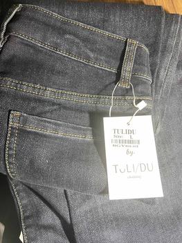 Product Review of Quần Jean Ống Rộng "Uri Jeans" Tulidu, Ống Đứng Rộng Chất Co Giãn Vải Cotton Jeans Cao Cấp [S90] from n**9 0