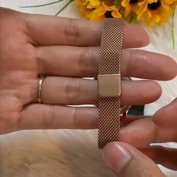 Product Review of นาฬิกาข้อมือผู้หญิง GENEVA หน้าปัดตัวเลขครบ-โรมันครบสิบสองจุด สายแม่เหล็ก-สายสแตนเลส (G23) from แ**ี 1