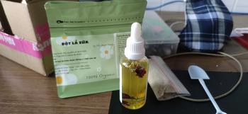 Product Review of TÚI BỘT Ủ TRẮNG LÁ SỮA - SE KHÍT LCL - SÁNG - ĐỀU MÀU DA - GIẢM THÂM - CẤP ẨM - MỀM MƯỢT DA. from L**n C** K** 0