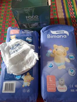 Product Review of [TẶNG 1 QUÀ] COMBO 2 bịch Tã bỉm Bimana Hàn Quốc thấm hút tốt, mỏng thoáng và an toàn cho bé from E**ơ 0