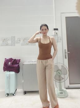 Product Review of [DiTi.9093.Store] QUẦN SUÔNG LỤA 3D CHỮ MN ( HÀNG ĐẸP CẠP BỌC VIỀN ) 37-62kg NỮ Women Pants Nhung Ong from Đ**g Đ**g 1