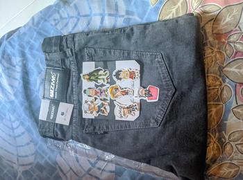 Product Review of Gizmo - Celana Jeans Reguler Bioblitz pria loose fit jumbo big keren Denim Nyaman from L**I 0