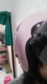 Product Review of Helm Bogo full leher retro premium SNI dewasa hijab Wanita Pria SNI Terbaru Kaca Cembung Motorcycle from d**n 0