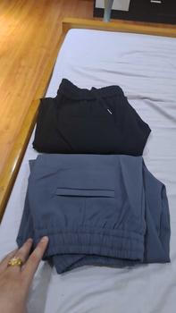 Product Review of [COMBO 2 QUẦN] CHỈ 250k, Quần Baggy Cạp Chun Nam vải Tuyết Mưa, Quần Âu  Cạp Chun Unisex Phong Cách Hàn Quốc Q1 quana unam from V** D**N 0