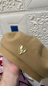 Product Review of INS-Mũ Nồi Len Có Nhãn Trái Tim Cho Nữ, Mũ Nồi Trơn, Cho Mùa Thu Và Mùa Đông from 🐰**n T**🐰 1