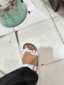 Product Review of SEYMOUR Sandals - Delta White Karet Putih from T**i 0
