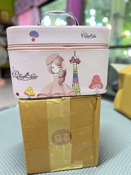 Product Review of BEU051 กระเป๋าเครื่องสำอาง มี 3 sizeให้เลือก วัสดุผ้า PUกันน้ำ มีหูหิ้วซิปอย่างดีกล่องเก็บเครื่องสำอางกันน้ำ กระเป๋าเดินทาง from ส**ง 1