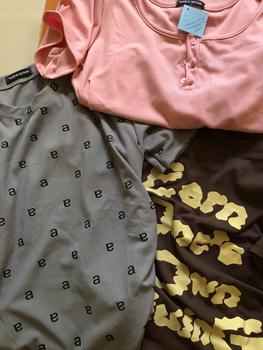 Product Review of Set Bộ Áo Vạc Bầu  Nơ + Quần Dáng Suông Nữ Women Top Jacket - Chất Thun Tăm Lạnh Cá Tính Ong  Legging Voi from k**u l** S**P 0