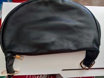Product Review of CALUOMATT Korean Sling Bags for Women Elegant PU Leather Crossbody Bag Large Capacity Student School Dumpling Bag Street Fashion Office Lady Shoulder Bag from E**️ 1