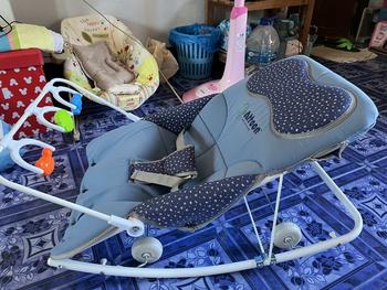 Product Review of Bonus Toys - เปลโยก เปลโยกเด็ก เปลโยกขนาดมาตรฐาน ขนาดจัมโบ้คุณภาพดี มีโมบาย ล้อเลื่อนได้ ปรับระดับได้ สินค้ามีมาตรฐานอุตสาหกรรม เด็กหญิง เด็กผู้ชาย from T**a 3