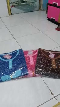 Product Review of Paket 3 pcs daster '( DASTER DHISIA JUMBO WARNA MUDA )' Murah Meriah Kualitas Oke Busui Kaos Kancing Bumil Wanita from ⠀** 0