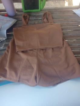 Product Review of SASA 'KC' "2pcs' COORDENATE TERNO SET SLEEVELESS CROP TOP AND SHORT Fleece Womenswear Blue Coordinate Crepe Pockets from t**t 3