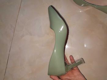 Product Review of Giày Cao Gót Nữ MŨI trơn Giày búp bê mũi nhọn nữ tính cao 5p và 7p - size 35 - size 40 mã Cotron Shoes from H**0 1