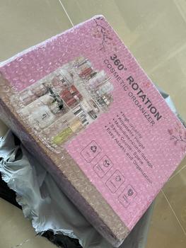 Product Review of พร้อมส่งจากไทย ชั้นวางเครื่องสำอางกล่องเครื่องสำอางหมุนได้360° ยบโต๊ะเครื่องแป้งกล่องอะคริลิคใส่เครื่องสำอางกระเป๋าใส่เครื่องสำอางกล่อง ชั้นวางของ from N** 3