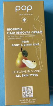Product Review of Kem Tẩy Lông Pop Biofresh – Tẩy Lông Dịu Nhẹ, Dưỡng Ẩm, Hương Nhài Thơm Dịu - 50g from L**h T**n 1