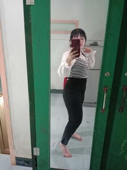 Product Review of Quần bigsize nữ cạp cao form baggy chất umi co giãn 4 chiều mặc thoải Pants Nhung Women from M** ** ** 1