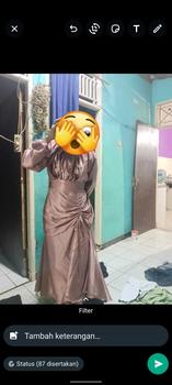 Product Review of Vannya Dress Satin Silk Premium Bridesmaid Viral Long Dress Serut Pesta Kondangan Karet Muslim Wanita Gamis Maxi Panjang Armani Gaun Biru Navy Formal Velvet Putih Menyusui Coklat Hitam from ** 0