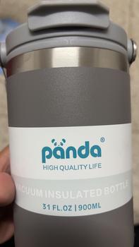 Product Review of Panda รุ่นใหม่ 30 ออนซ์ 900 ml NEW ฝา 2 หัว แก้วเก็บความเย็น-ร้อน   30oz แบบใหม่มีที่จับ หูหิ้ว เก็บอุณหภูมิร้อน แก้วกาแฟ แก้วสแตนเลส304 แก้วน้ํา from V**v 0