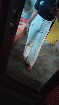Product Review of HANDS UP - JINISO Cargo Baggy Celana Jeans Wanita Highwaist from b**a 1