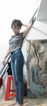 Product Review of 2.D2 [ Lên Nguyễn Store ] Quần Jean (Bò) Nữ, Xanh, Lưng Cao 2 Nút, Dài 95-97cm, Size 42kg-75kg, Thiết Kế, Màu Xám, Ống Ôm, Co Giãn, Mền Mịn, Bigsize, Hotgirl, Mang Phong Cách Năng Động, Trẻ Trung, Tự Tin, Dễ Phối Đồ, Skinny. Women from N**g 1