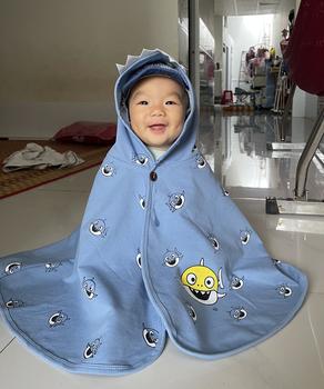 Product Review of Áo chống nắng cho bé trai, bé gái họa tiết dễ thương chất cotton thoáng mát Jacket Vải Cotton from M** C**️ 0