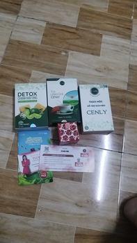 Product Review of [MUA 1 ĐƯỢC 4 ] Combo Thảo mộc Cenly 30viên + TẶNG 1hộp chanh mật ong 30viên + TẶNG 1hộp Trà Linh Chi túi lọc mini size 6gói + TẶNG 1son dưỡng môi lựu đỏ LIPSHE 5g / viên thảo mộc hỗ trợ làm đẹp Thảo Tây Cenly from T**N H** P**A 0