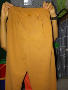 Product Review of korean fashion new trendy high waist plain women trouser wide leg from r**a 0