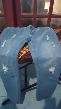 Product Review of Celana Jeans Pria Slimfit - Jeans Pensil - Biru muda bahan melar - PCL denim outfit from u**7 0