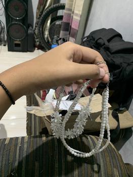 Product Review of Kalung mutiara wanita double choker korean style from t**a 0