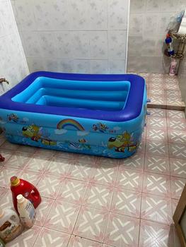 Product Review of HỒ BƠI 1M5 3 TẦNG CHO BÉ TẶNG KÈM BƠM ĐIỆN - BỂ BƠI NHIỀU TẦNG CHO TRẺ EM - CÓ NHIỀU KÍCH CỠ. Em bé Trẻ mới tập đi Bé gái Bé trai Mềm Giáo dục sớm from T**ỳ L**h 2