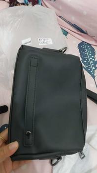 Product Review of Tas Selempang Pria Kulit Tas Tangan Clutch Bag Pria PRAHA BLACK hitam cowok from e**g 1
