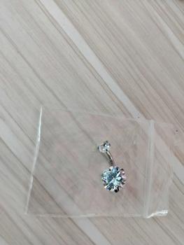 Product Review of จิวสะดือสแตนเลสแท้ ตัวเพชรเงาวับ   ขนาดก้าน หนา 1.6 mm  ทนน้ำ ใส่อาบน้าได้ไม่ลอก  ไม่เป็นสนิม งานเกรดดีคุณภาพเดียวกับเครื้องมือแพทย์ หญิง #จิวสะดือ from t**🐥 0