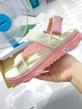 Product Review of Dép Sandal Nữ SYNDER SD2 - Dép đẹp  nhẹ,thoáng mát [Be Hồng, Size 36-39, Tặng chai vệ sinh] from H**g 1