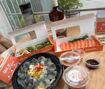 Product Review of [HCM - Giao 2H] Sashimi Cá Hồi 150g - 300g - 500g Tươi Ngon & Gia Vị Ăn Kèm - Đảo Hải Sản from C**p N**s 0