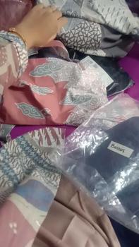 Product Review of Blouse Mega Mendung - Baju Batik Wanita Kerja Blouse Motif Mega Mendung Warna soft from a**_ 0