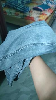 Product Review of MS 950 Bigsize 42-95Kg Quần Jean Form Baggy 9 Tấc, Co Giãn 4 Phù Hợp Dáng Đùi To, Lưng Thêu from N**n N**n 0