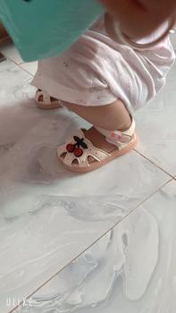 Product Review of Dép Quai Hậu Bé Gái, Sandal Tập Đi Cho Bé Gái Hình Quả Cherry Đáng Yêu Chống Trơn Trượt (B5-B2) from P** D** 0