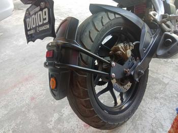 Product Review of MUDGUARD WITH REFLECTOR MATTE BLACK / CARBON MOTORCYCLE PARTS_088 from U** 0