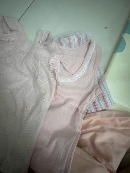 Product Review of Bộ đồ hè cho bé gái lẻ size - Chất liệu thô boi thêu và linen mềm from X**O 0