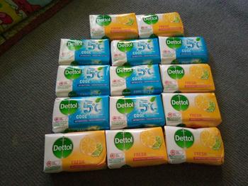 Product Review of promo dettol 60 gram 14pcs sabun mandi murmer Soap Hand from a**n k** d** 0