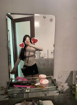 Product Review of Áo thun dài tay xẻ cúc chất thun gân Hàn dày mịn co giãn lót cotton Coolme Nữ Top from t** 0