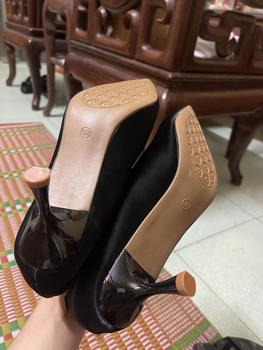 Product Review of Giày cao gót nữ mũi nhọn chất tuyết nhung mềm cao cấp full hộp kiểu dáng cơ bản thanh lịch cao 5cm ( AH15 ) from E**t 0