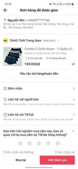 Product Review of Combo 5 Quần Boxer - 5 Quần Lót Nam Thun Lạnh Evisris fullsize 36-86kg. Menswear Sịp from N**🇳 0