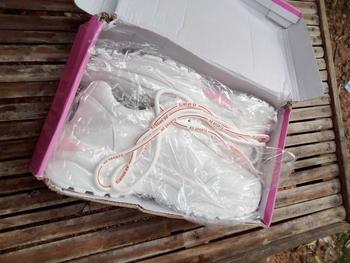 Product Review of COD รองเท้าผ้าใบ รองเท้าวิ่งเสริมส้น 4.5 ซม.ไซส์ 35-42 สไตล์เกาหลี น้ำหนักเบาใส่สบาย สำหรับผู้หญิง from อ**🍇 1