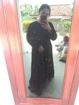 Product Review of Abaya syahira set outer abaya turkey remaja dan dewasa warna l hitam mewah elagan Gamis Muslim Wanita bahan Ceruty abaya crystal Mutiara Payet Syari Ibu Dress Simple Kondangan Basic Lebaran Pesta from I**i 0