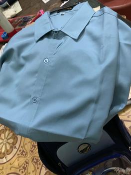 Product Review of Sơ Mi Lụa Màu Trơn Tay dài chất liệu lụa mềm mịn phom body Áo Menswear Trắng from N**n V** T**3 0